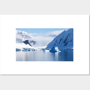 Beautiful Neumayer Channel in Antarctica Posters and Art